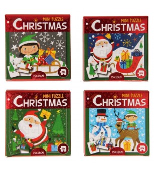 Mini Puzzle WinsHolland – 24 Piese, Crăciun - Jucării pe vârste