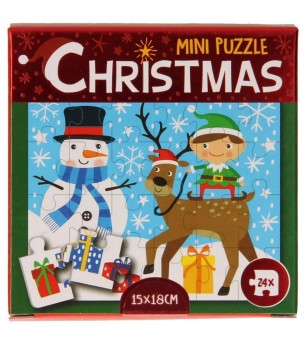 Mini Puzzle WinsHolland – 24 Piese, Crăciun - Jucării pe vârste