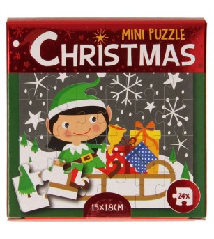 Mini Puzzle WinsHolland – 24 Piese, Crăciun - Jucării pe vârste