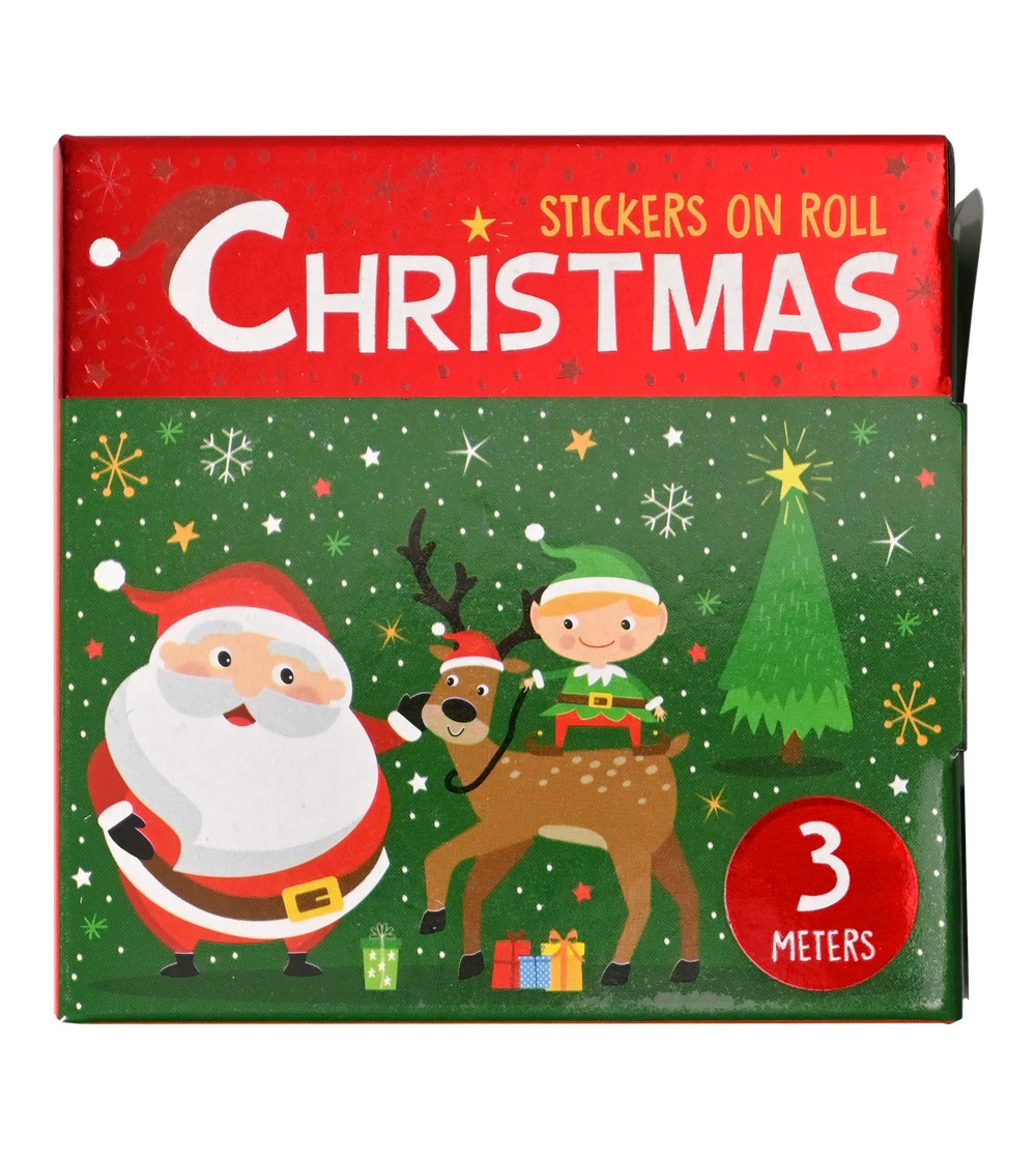 Rola cu stickere de Crăciun WinsHolland - Seturi crafturi copii Crăciun