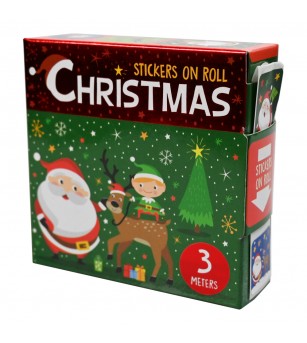 Rola cu stickere de Crăciun WinsHolland - Seturi crafturi copii Crăciun