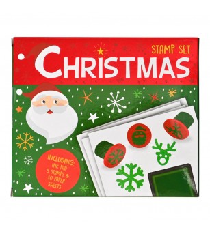 Set 5 ștampile tematica de Crăciun - Sabloane desenat pentru copii