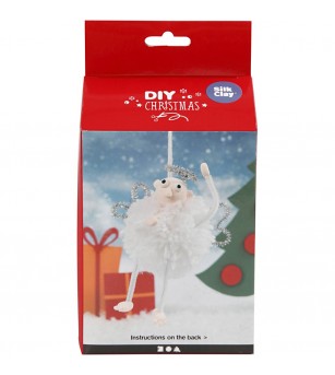 Kit DIY pompom Ingeras Craciun - Seturi Crăciun