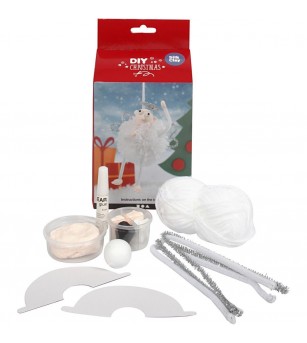 Kit DIY pompom Ingeras Craciun - Seturi Crăciun