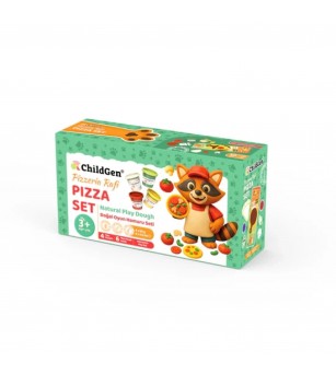 Set creativ de modelare ChildGen - Pizza Paw Pals - Seturi cu plastilină și modelare
