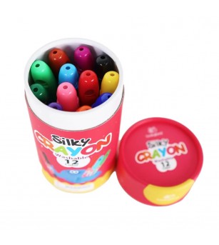 Creioane lavabile - 12 de culori - Carioci și creioane colorate