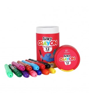 Creioane lavabile - 12 de culori - Carioci și creioane colorate