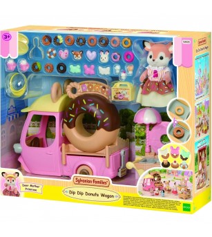 Sylvanian Families 5808 - Gogoșeria Ambulentă Dip Dip și figurină căprioară - Figurine