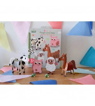 Creații din hârtie, Animale de la fermă - Seturi cu hârtie și quilling