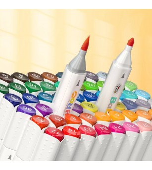 Set markere Jarmelo cu două capete, 24 bc - Carioci si markere