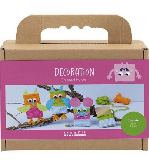 Mini kit creativ, Șoricei și bufnițe - Lucru manual pentru copii