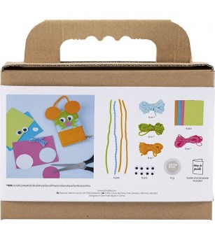 Mini kit creativ, Șoricei și bufnițe - Lucru manual pentru copii