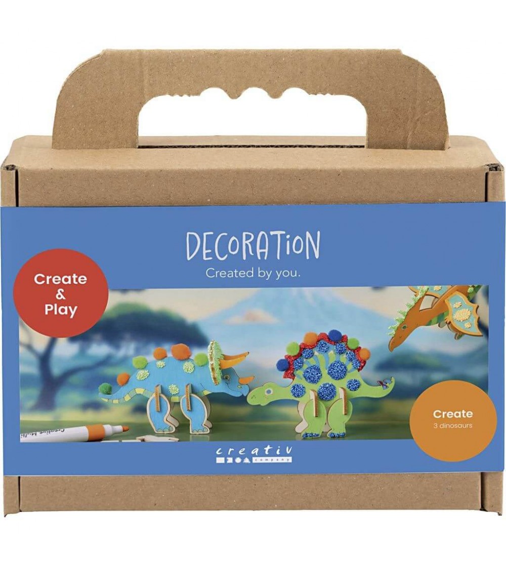 Mini kit creativ cu plastilina Foam Clay - Dinozauri - Seturi creative DIY