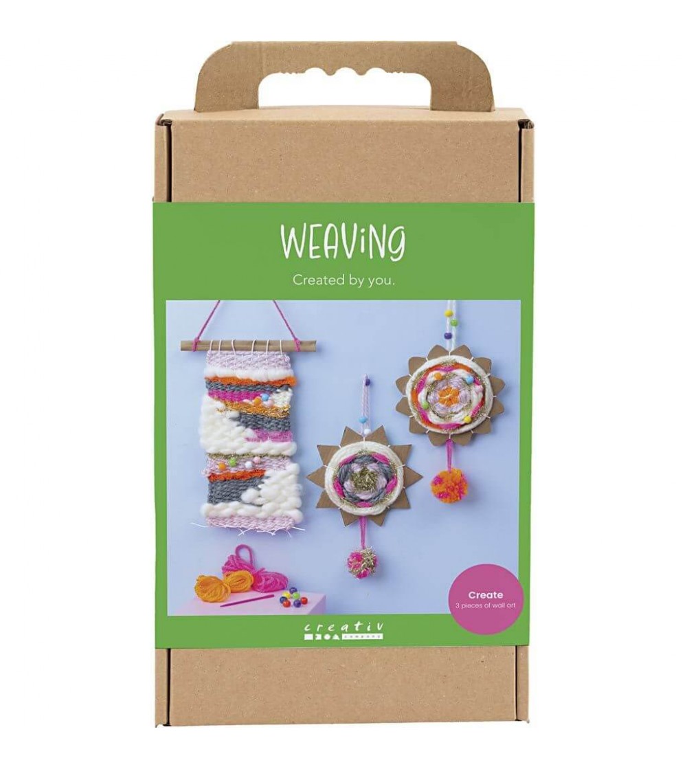 Kit creativ de țesut, Decor de perete - Seturi creative DIY