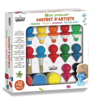 Primul meu set de artă, 12 bc - Carioci și creioane colorate