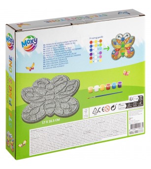 Set de pictură pe piatră - Fluturaș - Seturi de pictura și desenat