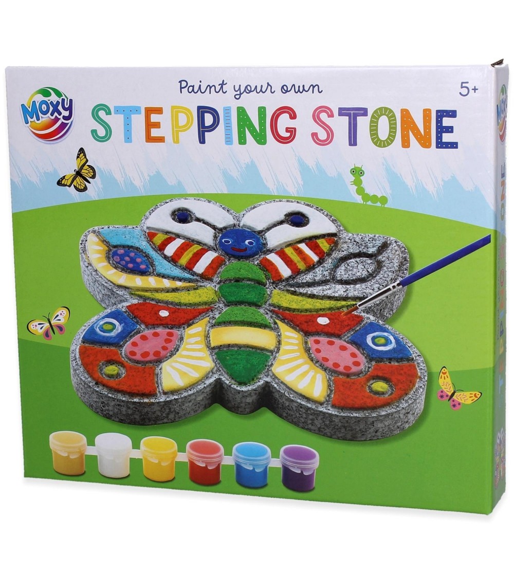 Set de pictură pe piatră - Fluturaș - Seturi de pictura și desenat