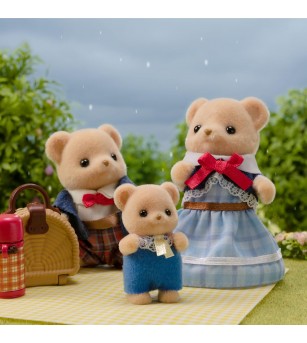 Figurine Sylvanian Families 5851- Familia de ursuleți Biscuit - Figurine