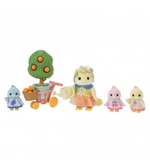 Figurine Sylvanian Families 5860- Familia de păsări Citrus - Figurine