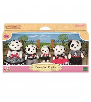 Figurine Sylvanian Families 5862- Familia de căței Dalmațieni - Figurine