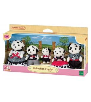 Figurine Sylvanian Families 5862- Familia de căței Dalmațieni - Figurine