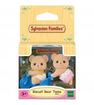 Figurine Sylvanian Families 5853 - gemenii ursuleți Biscuit - Figurine