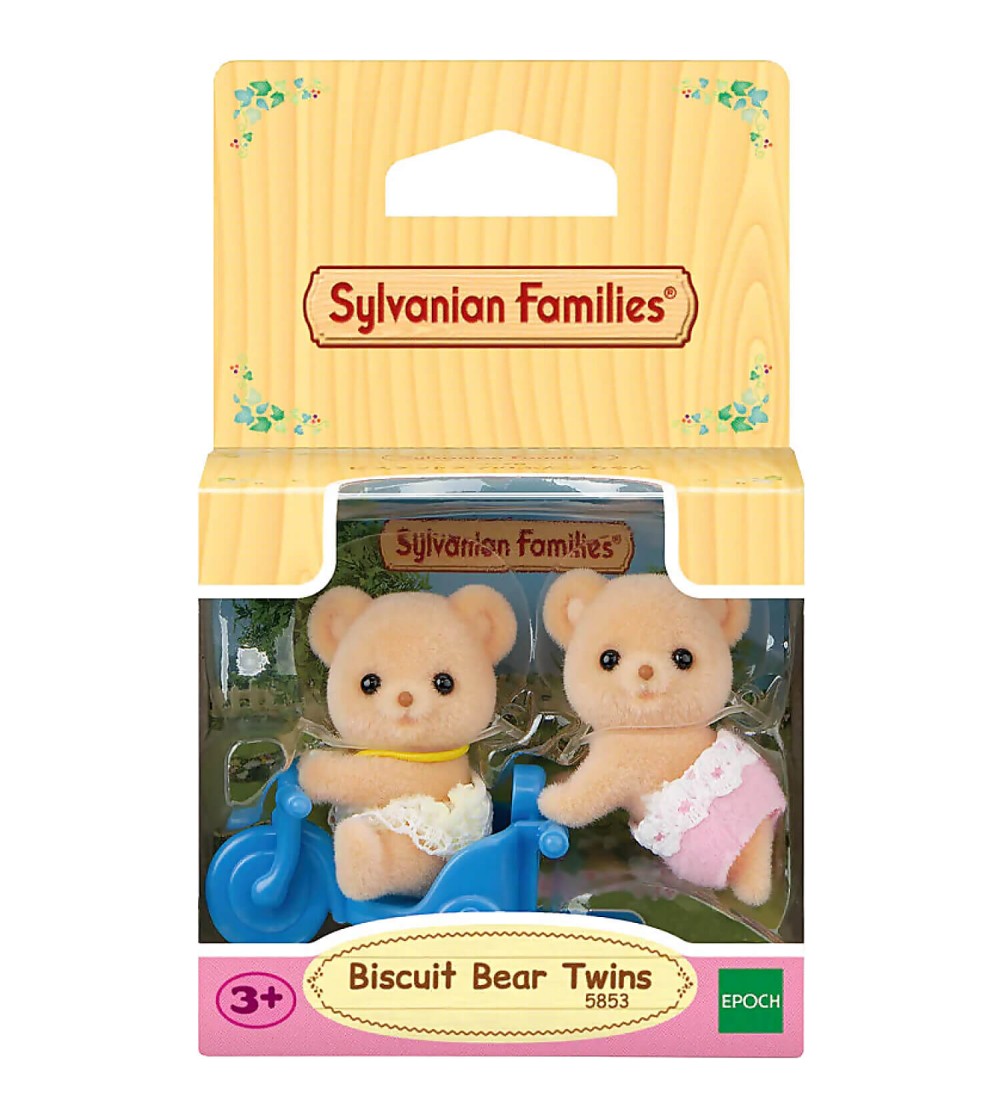 Figurine Sylvanian Families 5853 - gemenii ursuleți Biscuit - Figurine