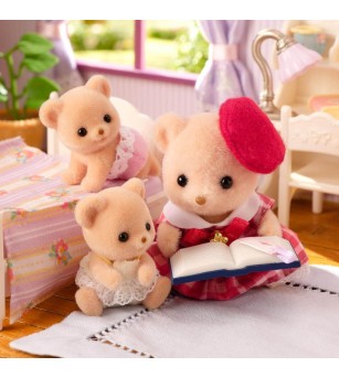 Figurine Sylvanian Families 5853 - gemenii ursuleți Biscuit - Figurine