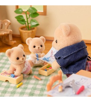 Figurine Sylvanian Families 5853 - gemenii ursuleți Biscuit - Figurine