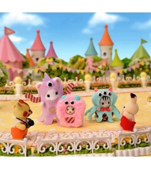 Figurine Sylvanian Families 5846 - trio de monștri amuzanți - Figurine