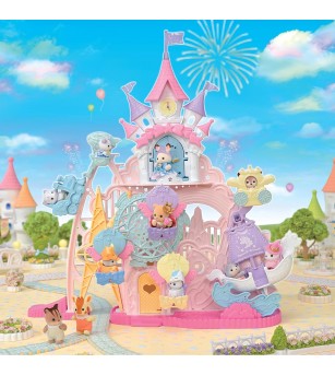 Sylvanian Families 5841 - Parcul de distracții Baby Dream și figurină iepuraș - Figurine
