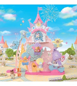 Sylvanian Families 5841 - Parcul de distracții Baby Dream și figurină iepuraș - Figurine