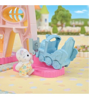 Sylvanian Families 5841 - Parcul de distracții Baby Dream și figurină iepuraș - Figurine