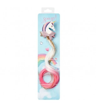 Agrafa de par Unicorn cu extensie, Souza! - Costume de carnaval