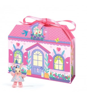 Casuta miniaturala de asamblat si colorat Rosie, Djeco - Seturi creative DIY