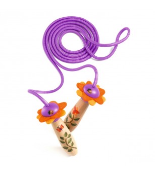 Coarda de sarit ajustabila Florita, Djeco - Coardă de sărit