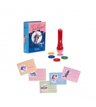 Cutie cu lanterna de proiectat povesti Chien Pourri, Moulin Roty - Jucării limbaj