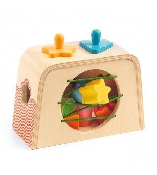 Cutie de sortat forme Multi Boita, Djeco - Jucării de lemn si Montessori