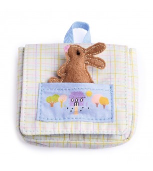 Ghiozdan pentru papusi, Djeco - Căsuțe de păpuși și accesorii