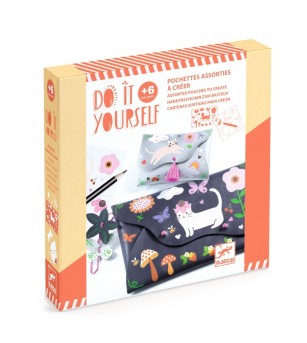 Joc creativ DIY Poseta si portofel, Djeco - Seturi creative DIY