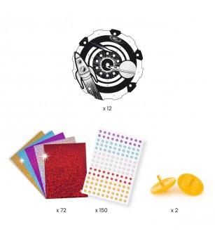 Joc creativ DIY Titirezi cosmos, Djeco - Seturi creative DIY