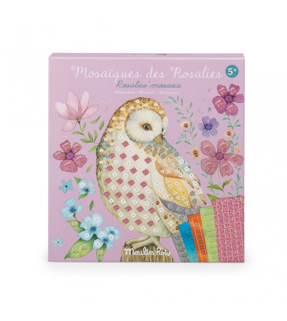 Joc creativ mozaic Les Rosalies, Moulin Roty - Mozaic copii