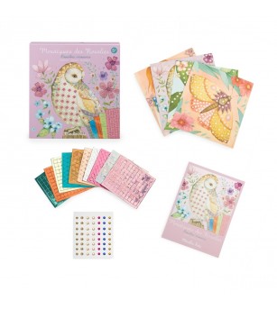 Joc creativ mozaic Les Rosalies, Moulin Roty - Mozaic copii