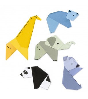 Joc creativ origami Jungla vesela, Djeco - Origami