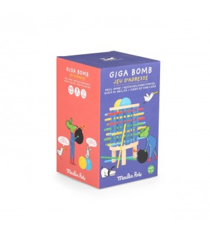 Joc de indemanare si suspans Giga bomb, Moulin Roty - Jocuri de îndemânare