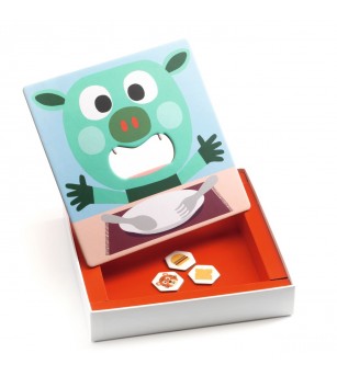 Joc de memorie Pofticiousul Bob, Djeco - Jocuri de memorie și asociere