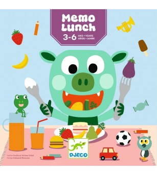 Joc de memorie Pofticiousul Bob, Djeco - Jocuri de memorie și asociere