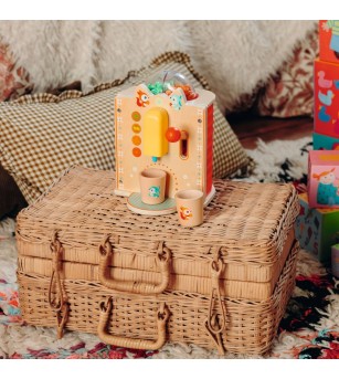 Joc de rol Espressor din lemn, Djeco - Bucătărie copii