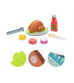 Joc de rol Gratar cu accesorii, UMU Toys - Bucătărie copii