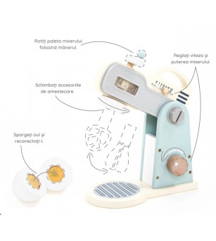 Joc de rol Mixer cu accesorii, UMU Toys - Bucătărie copii